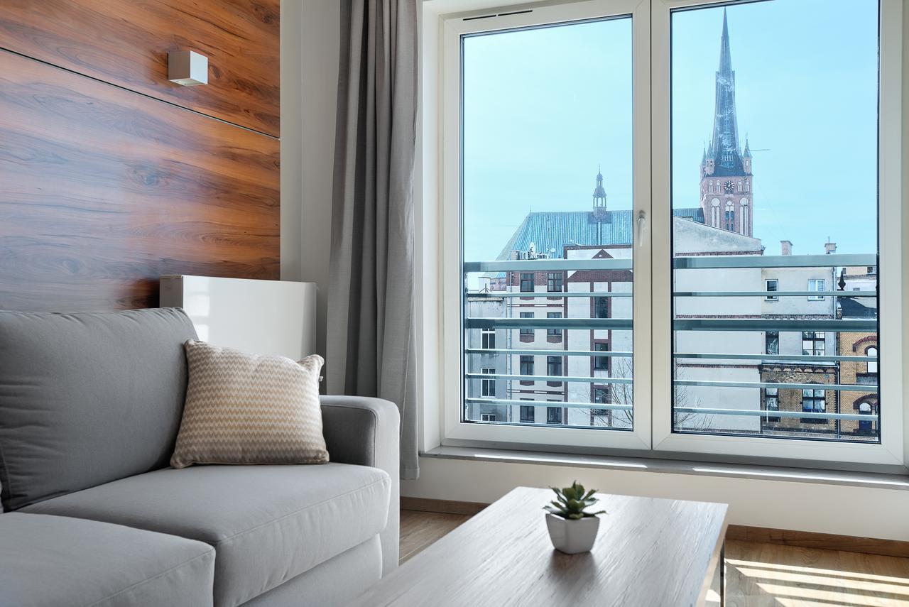 Park Apartments Szczecin Buitenkant foto
